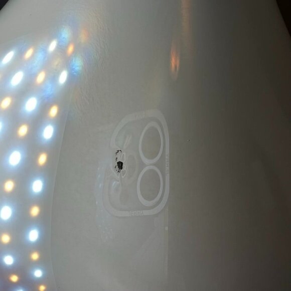 Cyan Designs Tall Purple Irredescent Cream Color Curie Vase - Picture 5 of 11